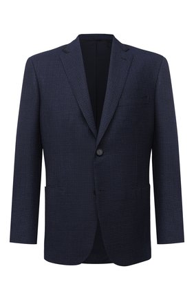 Мужской шерстяной пиджак BRIONI темно-синего цвета по цене 433500 руб., арт. RGQ00L/09A6I/D0R0TE0 | Фото 1 Мужской шерстяной пиджак BRIONI темно-синего цвета, арт. RGQ00L/09A6I/D0R0TE0 | Фото 1