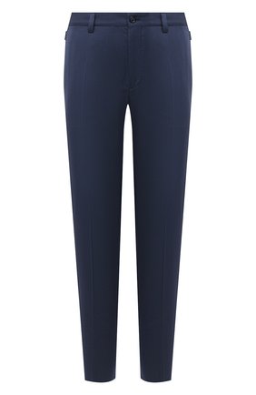 Мужской шерстяные брюки DOLCE & GABBANA синего цвета по цене 69950 руб., арт. GY6IET/FU3QC | Фото 1 Мужской шерстяные брюки DOLCE & GABBANA синего цвета, арт. GY6IET/FU3QC | Фото 1