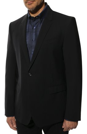 Мужской шерстяной костюм DOLCE & GABBANA темно-синего цвета по цене 166500 руб., арт. GK0EMT/GE066 | Фото 2 Мужской шерстяной костюм DOLCE & GABBANA темно-синего цвета, арт. GK0EMT/GE066 | Фото 2