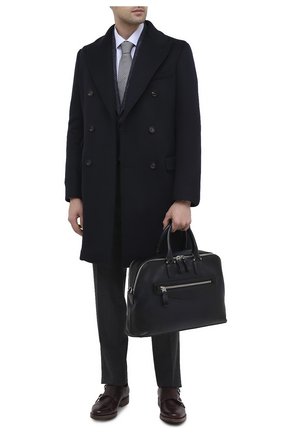 Мужская кожаная сумка для ноутбука SANTONI темно-синего цвета по цене 142000 руб., арт. UIBBA2010LI-AGTQU50 | Фото 2 Мужская кожаная сумка для ноутбука SANTONI темно-синего цвета, арт. UIBBA2010LI-AGTQU50 | Фото 2
