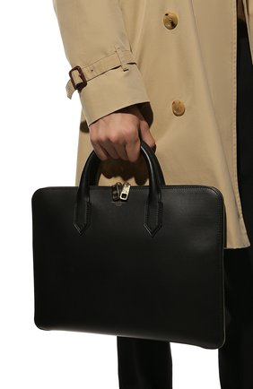 Мужская кожаная сумка для ноутбука monreale DOLCE & GABBANA черного цвета, арт. BM1710/AC954 | Фото 2 (Материал: Натуральная кожа; Размер: large)