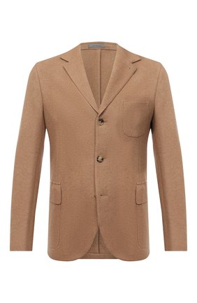 Мужской шерстяной пиджак CORNELIANI бежевого цвета по цене 147500 руб., арт. 86X210-0818808/90 | Фото 1 Мужской шерстяной пиджак CORNELIANI бежевого цвета, арт. 86X210-0818808/90 | Фото 1