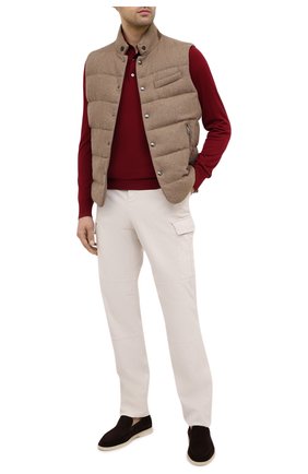 Мужской пуховый жилет RALPH LAUREN бежевого цвета по цене 123000 руб., арт. 790799086 | Фото 2 Мужской пуховый жилет RALPH LAUREN бежевого цвета, арт. 790799086 | Фото 2