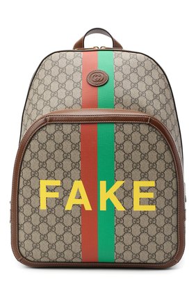 Мужской рюкзак «fake/not» GUCCI коричневого цвета по цене 151600 руб., арт. 636654/2GCCG | Фото 1 Мужской рюкзак «fake/not» GUCCI коричневого цвета, арт. 636654/2GCCG | Фото 1