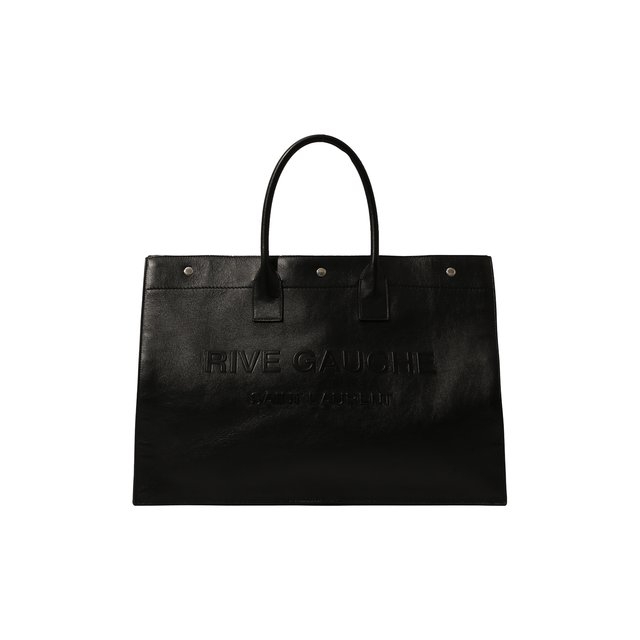 Кожаная сумка Noe large Saint Laurent черного цвета