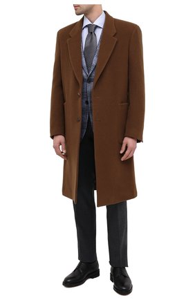 Мужской шерстяное пальто ERMENEGILDO ZEGNA коричневого цвета по цене 236500 руб., арт. 8CFG61/4GXTN0 | Фото 2 Мужской шерстяное пальто ERMENEGILDO ZEGNA коричневого цвета, арт. 8CFG61/4GXTN0 | Фото 2