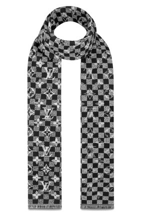 Шерстяной шарф Damier Gradient | Фото №2 Шерстяной шарф Damier Gradient | Фото №2