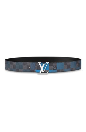 Мужской двусторонний ремень lv initiales LOUIS VUITTON синего цвета по цене 43000 руб., арт. M0319U | Фото 1 Мужской двусторонний ремень lv initiales LOUIS VUITTON синего цвета, арт. M0319U | Фото 1
