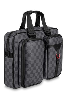 Мужская сумка для ноутбука utility LOUIS VUITTON серого цвета по цене 182000 руб., арт. N40278 | Фото 2 Мужская сумка для ноутбука utility LOUIS VUITTON серого цвета, арт. N40278 | Фото 2