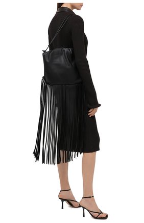 Женский сумка fringe pouch BOTTEGA VENETA черного цвета по цене 199500 руб., арт. 630363/VCP40 | Фото 2 Женский сумка fringe pouch BOTTEGA VENETA черного цвета, арт. 630363/VCP40 | Фото 2