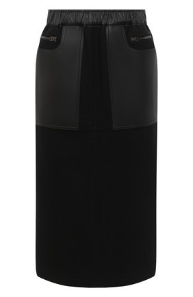 Женская шерстяная юбка TOM FORD черного цвета по цене 250500 руб., арт. GCJ266-FAX698 | Фото 1 Женская шерстяная юбка TOM FORD черного цвета, арт. GCJ266-FAX698 | Фото 1