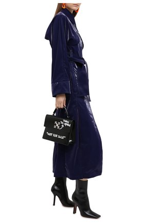 Женские кожаные ботильоны VETEMENTS черного цвета по цене 129000 руб., арт. WAH21B0201 2467 | Фото 2 Женские кожаные ботильоны VETEMENTS черного цвета, арт. WAH21B0201 2467 | Фото 2