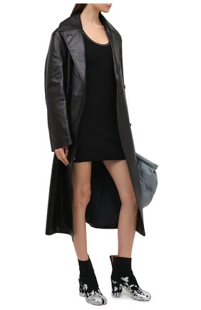 Женское платье из вискозы OFF-WHITE черного цвета по цене 84150 руб., арт. 0WHI033E20KNI0011000 | Фото 2 Женское платье из вискозы OFF-WHITE черного цвета, арт. 0WHI033E20KNI0011000 | Фото 2