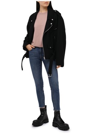 Женская хлопковая футболка ALEXANDERWANG.T розового цвета по цене 9190 руб., арт. 4CC1201152 | Фото 2 Женская хлопковая футболка ALEXANDERWANG.T розового цвета, арт. 4CC1201152 | Фото 2