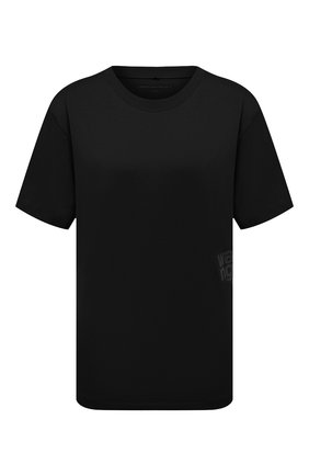 Женская хлопковая футболка ALEXANDERWANG.T черного цвета по цене 9190 руб., арт. 4CC1201152 | Фото 1 Женская хлопковая футболка ALEXANDERWANG.T черного цвета, арт. 4CC1201152 | Фото 1
