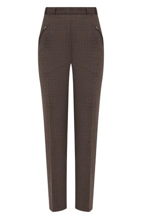 Женские шерстяные брюки MAISON MARGIELA коричневого цвета по цене 65150 руб., арт. S51KA0530/S53200 | Фото 1 Женские шерстяные брюки MAISON MARGIELA коричневого цвета, арт. S51KA0530/S53200 | Фото 1