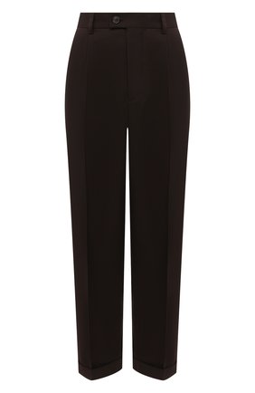 Женские шерстяные брюки MAISON MARGIELA коричневого цвета по цене 93150 руб., арт. S51KA0532/S53202 | Фото 1 Женские шерстяные брюки MAISON MARGIELA коричневого цвета, арт. S51KA0532/S53202 | Фото 1