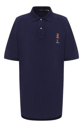 Мужское хлопковое поло POLO RALPH LAUREN темно-синего цвета по цене 12250 руб., арт. 711800492/PRL BS | Фото 1 Мужское хлопковое поло POLO RALPH LAUREN темно-синего цвета, арт. 711800492/PRL BS | Фото 1