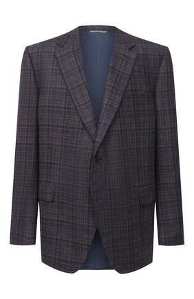 Мужской пиджак из шелка и кашемира CANALI коричневого цвета по цене 176000 руб., арт. T11280/CX02819/60-64 | Фото 1 Мужской пиджак из шелка и кашемира CANALI коричневого цвета, арт. T11280/CX02819/60-64 | Фото 1
