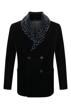 Мужской пиджак GIORGIO ARMANI темно-синего цвета по цене 224000 руб., арт. 9WGGG0B4/T0025 | Фото 1 Мужской пиджак GIORGIO ARMANI темно-синего цвета, арт. 9WGGG0B4/T0025 | Фото 1