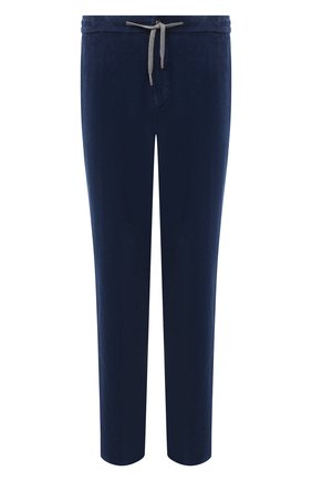 Мужские хлопковые брюки MARCO PESCAROLO синего цвета, арт. CARACCI0L0/4219 | Фото 1 (Материал внешний: Хлопок; Длина (брюки, джинсы): Стандартные; Случай: Повседневный; Big sizes: Big Sizes; Стили: Кэжуэл)