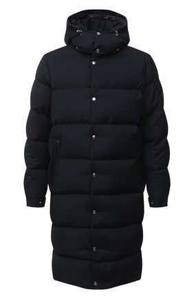 Мужская пуховик MONCLER темно-синего цвета по цене 155700 руб., арт. F2-091-1D510-00-54APC | Фото 1 Мужская пуховик MONCLER темно-синего цвета, арт. F2-091-1D510-00-54APC | Фото 1