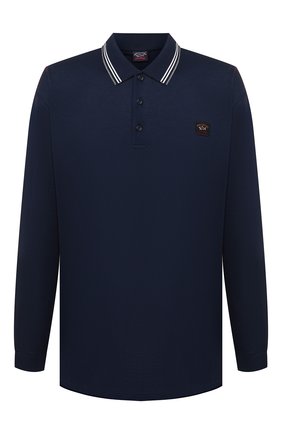 Мужское хлопковое поло PAUL&SHARK темно-синего цвета по цене 28600 руб., арт. A20P1751/C00/3XL-6XL | Фото 1 Мужское хлопковое поло PAUL&SHARK темно-синего цвета, арт. A20P1751/C00/3XL-6XL | Фото 1