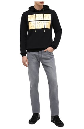 Мужской хлопковое худи PHILIPP PLEIN черного цвета по цене 78300 руб., арт. A20C MJB2128 PJO002N | Фото 2 Мужской хлопковое худи PHILIPP PLEIN черного цвета, арт. A20C MJB2128 PJO002N | Фото 2