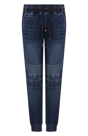 Мужской джинсовые джоггеры PHILIPP PLEIN синего цвета по цене 62430 руб., арт. F20C MDT2285 PDE004N | Фото 1 Мужской джинсовые джоггеры PHILIPP PLEIN синего цвета, арт. F20C MDT2285 PDE004N | Фото 1