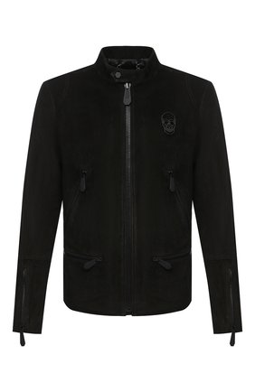 Мужская замшевая куртка PHILIPP PLEIN черного цвета по цене 287100 руб., арт. F20C MLB1181 PLE010N | Фото 1 Мужская замшевая куртка PHILIPP PLEIN черного цвета, арт. F20C MLB1181 PLE010N | Фото 1
