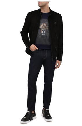 Мужская замшевая куртка PHILIPP PLEIN черного цвета по цене 287100 руб., арт. F20C MLB1181 PLE010N | Фото 2 Мужская замшевая куртка PHILIPP PLEIN черного цвета, арт. F20C MLB1181 PLE010N | Фото 2