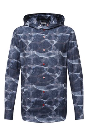 Мужская хлопковая рубашка KITON синего цвета по цене 94100 руб., арт. UMCMARH0748301 | Фото 1 Мужская хлопковая рубашка KITON синего цвета, арт. UMCMARH0748301 | Фото 1