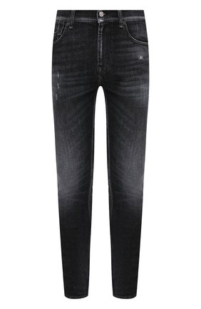 Мужские джинсы 7 FOR ALL MANKIND черного цвета по цене 26200 руб., арт. JSD4A550TC | Фото 1 Мужские джинсы 7 FOR ALL MANKIND черного цвета, арт. JSD4A550TC | Фото 1
