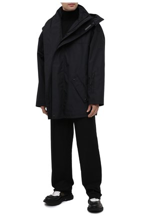 Мужская парка BALENCIAGA черного цвета по цене 237500 руб., арт. 625580/TFQ07 | Фото 2 Мужская парка BALENCIAGA черного цвета, арт. 625580/TFQ07 | Фото 2