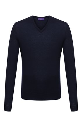 Мужской кашемировый пуловер RALPH LAUREN темно-синего цвета по цене 94450 руб., арт. 790509349 | Фото 1 Мужской кашемировый пуловер RALPH LAUREN темно-синего цвета, арт. 790509349 | Фото 1