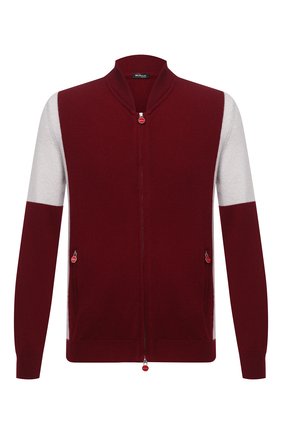 Мужская кашемировый кардиган KITON бордового цвета по цене 299500 руб., арт. UK1200 | Фото 1 Мужская кашемировый кардиган KITON бордового цвета, арт. UK1200 | Фото 1