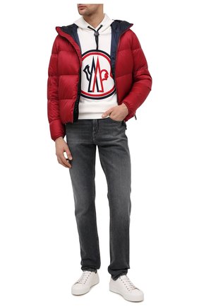 Мужская пуховая куртка EMPORIO ARMANI красного цвета по цене 45600 руб., арт. 6H1BQ1/1NLUZ | Фото 2 Мужская пуховая куртка EMPORIO ARMANI красного цвета, арт. 6H1BQ1/1NLUZ | Фото 2