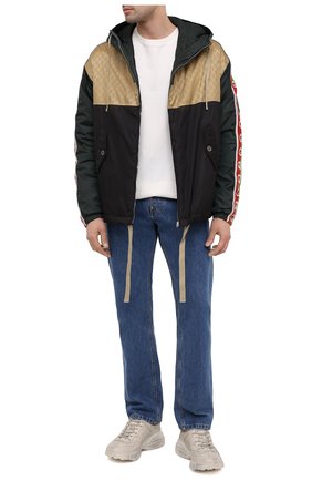 Мужские кожаные кроссовки rhyton GUCCI белого цвета по цене 65200 руб., арт. 636343/A9L00 | Фото 2 Мужские кожаные кроссовки rhyton GUCCI белого цвета, арт. 636343/A9L00 | Фото 2