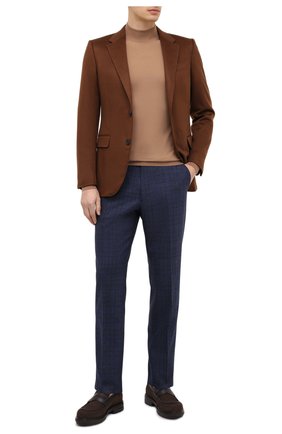 Мужские кожаные пенни-лоферы ERMENEGILDO ZEGNA коричневого цвета по цене 58250 руб., арт. A4580X-LHGUE | Фото 2 Мужские кожаные пенни-лоферы ERMENEGILDO ZEGNA коричневого цвета, арт. A4580X-LHGUE | Фото 2