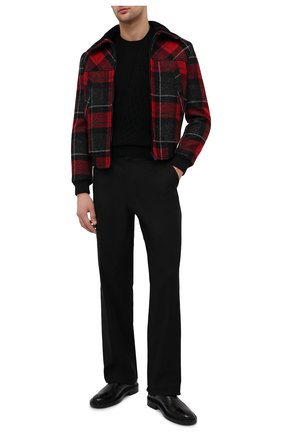 Мужской шерстяной бомбер SAINT LAURENT красного цвета по цене 262000 руб., арт. 615978/Y9B02 | Фото 2 Мужской шерстяной бомбер SAINT LAURENT красного цвета, арт. 615978/Y9B02 | Фото 2