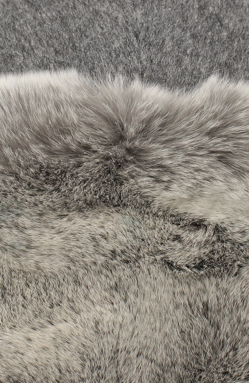 Мужская шапка из меха кролика ERMENEGILDO ZEGNA серого цвета по цене 130500 руб., арт. Z8I22/B2H | Фото 3 Мужская шапка из меха кролика ERMENEGILDO ZEGNA серого цвета, арт. Z8I22/B2H | Фото 3