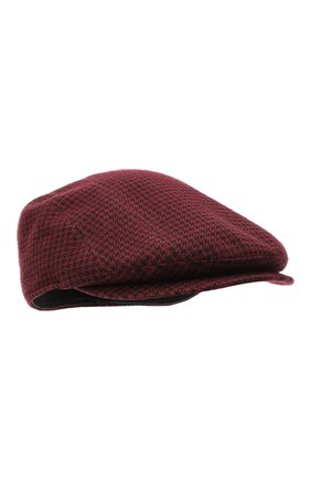 Мужская кепи из шерсти и кашемира ERMENEGILDO ZEGNA бордового цвета по цене 33100 руб., арт. Z8I13/B8L | Фото 1 Мужская кепи из шерсти и кашемира ERMENEGILDO ZEGNA бордового цвета, арт. Z8I13/B8L | Фото 1