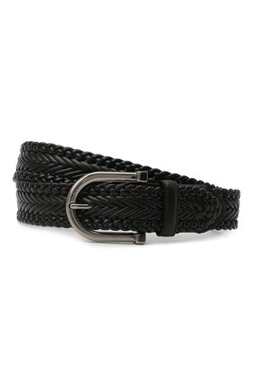 Мужской кожаный ремень ERMENEGILDO ZEGNA черного цвета по цене 39350 руб., арт. BTRE3G/J1228A | Фото 1 Мужской кожаный ремень ERMENEGILDO ZEGNA черного цвета, арт. BTRE3G/J1228A | Фото 1