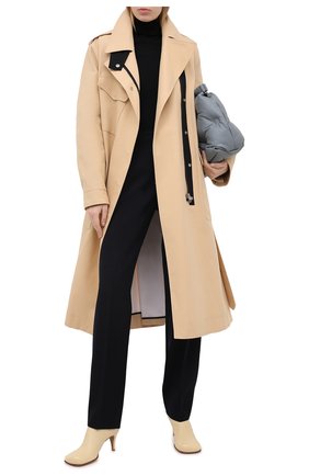 Женские шерстяные брюки JIL SANDER темно-синего цвета по цене 77850 руб., арт. JSWR305800-WR202000 | Фото 2 Женские шерстяные брюки JIL SANDER темно-синего цвета, арт. JSWR305800-WR202000 | Фото 2