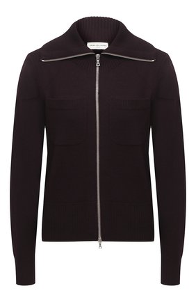 Женский шерстяной кардиган DRIES VAN NOTEN бордового цвета по цене 63950 руб., арт. 202-11272-1700 | Фото 1 Женский шерстяной кардиган DRIES VAN NOTEN бордового цвета, арт. 202-11272-1700 | Фото 1