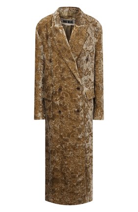 Женское пальто UMA WANG золотого цвета по цене 191000 руб., арт. A0 W UW8011 | Фото 1 Женское пальто UMA WANG золотого цвета, арт. A0 W UW8011 | Фото 1 (Материал подклада: Купро, Вискоза; Материал внешний: Хлопок; Рукава: Длинные; Стили: Кэжуэл)