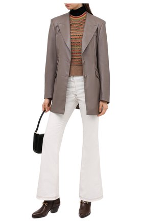 Женские кожаные ботильоны zahara GUCCI коричневого цвета по цене 98600 руб., арт. 617536/D3V00 | Фото 2 Женские кожаные ботильоны zahara GUCCI коричневого цвета, арт. 617536/D3V00 | Фото 2