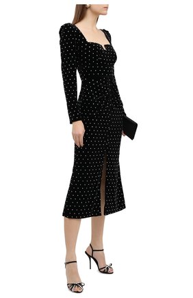 Женские текстильные босоножки DOLCE & GABBANA черного цвета по цене 64000 руб., арт. CR1125/A0035 | Фото 2 Женские текстильные босоножки DOLCE & GABBANA черного цвета, арт. CR1125/A0035 | Фото 2
