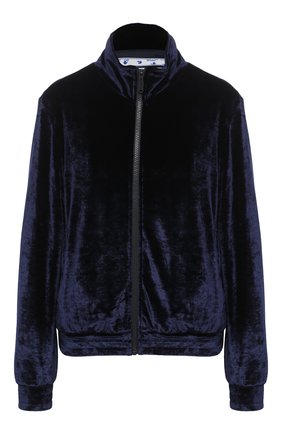 Женский кардиган из вискозы OFF-WHITE синего цвета по цене 69400 руб., арт. 0WVL012F20FAB0014501 | Фото 1 Женский кардиган из вискозы OFF-WHITE синего цвета, арт. 0WVL012F20FAB0014501 | Фото 1