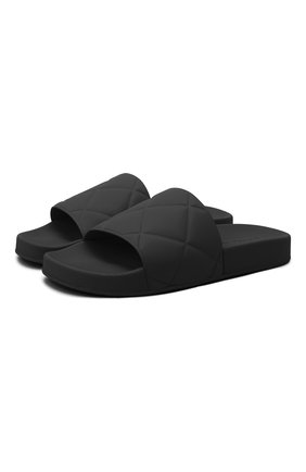 Женские шлепанцы bv slider BOTTEGA VENETA черного цвета по цене 25100 руб., арт. 640051/V00P0 | Фото 1 Женские шлепанцы bv slider BOTTEGA VENETA черного цвета, арт. 640051/V00P0 | Фото 1